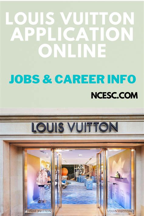 Louis Vuitton job application